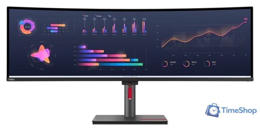 Монитор Lenovo ThinkVision P49w-30 63DBRAT1EU - Изображение №1 — Интернет-магазин Time-Shop