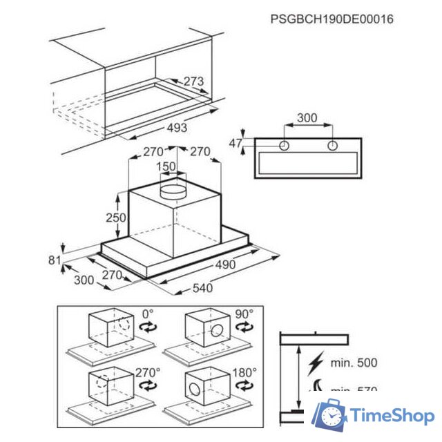 Кухонная вытяжка Electrolux LFG719X - Изображение №2 — Интернет-магазин Time-Shop