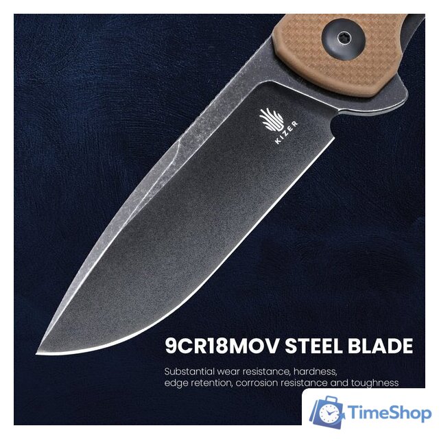 Складной нож KIZER The Swedge L4001A1 - Изображение №3 — Интернет-магазин Time-Shop