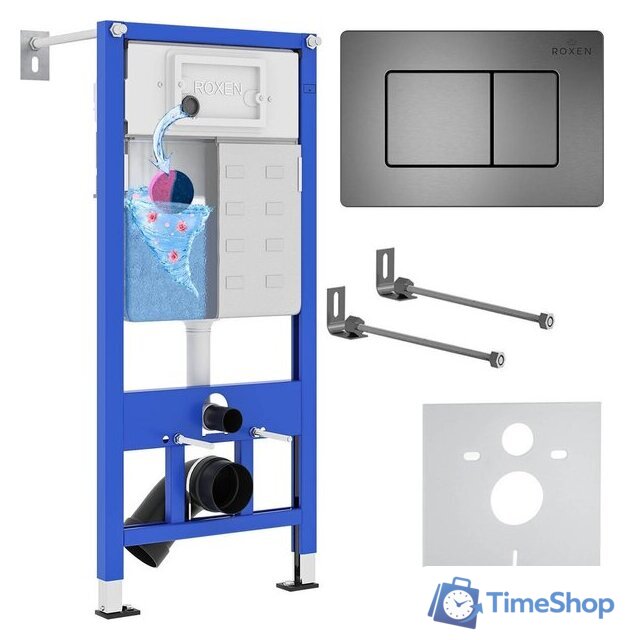 Инсталляция для унитаза Roxen StounFix Dual Fresh 859290 - Изображение №1 — Интернет-магазин Time-Shop
