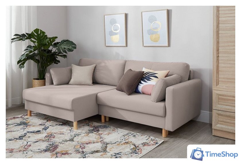 Угловой диван Mio Tesoro Дублин 497 (бежевый 1101) - Изображение №11 — Интернет-магазин Time-Shop