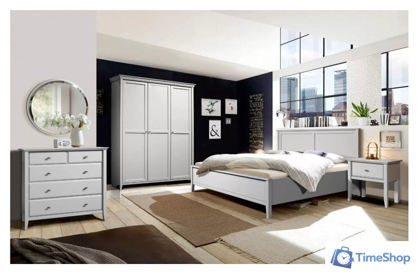 Кровать Гомельдрев ГМ 8814-03 180x200 (ольха/светло-серый) - Изображение №5 — Интернет-магазин Time-Shop