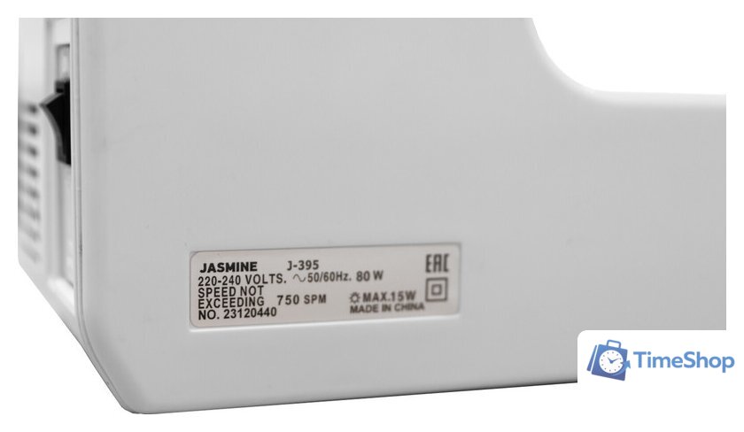 Электромеханическая швейная машина Jasmine J-395 - Изображение №5 — Интернет-магазин Time-Shop
