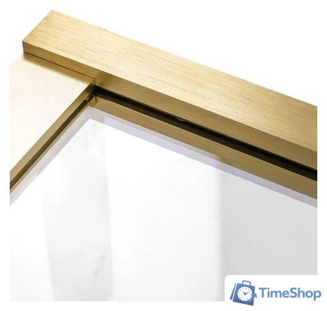 Стеклянная шторка для ванны Rea Elegant 70 (матовое золото/прозрачное стекло) - Изображение №6 — Интернет-магазин Time-Shop