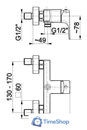 Смеситель Armatura Mokait 5536-010-81 - Изображение №2 — Интернет-магазин Time-Shop