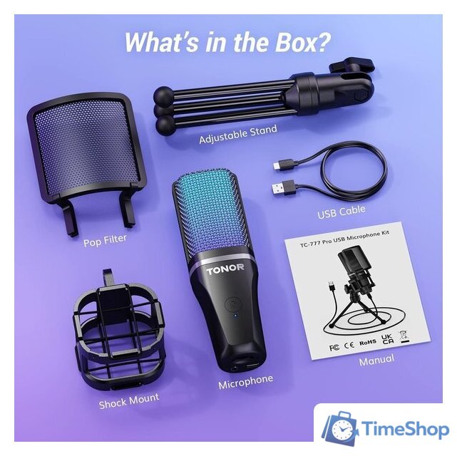 Проводной микрофон Tonor TC-777 Pro - Изображение №7 — Интернет-магазин Time-Shop