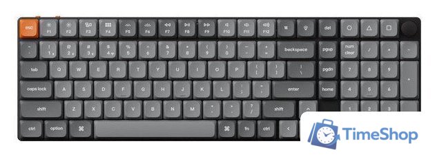 Клавиатура Keychron K17 Max White LED K17M-A3 (Gateron Low Profile Brown 2.0, нет кириллицы) - Изображение №1 — Интернет-магазин Time-Shop