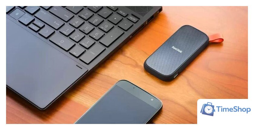 Внешний накопитель SanDisk Portable SDSSDE30-2T00-G26 2TB - Изображение №7 — Интернет-магазин Time-Shop