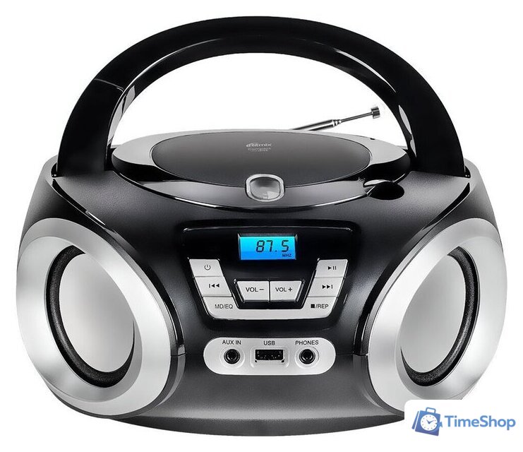 Магнитола Ritmix RBB-450BT - Изображение №2 — Интернет-магазин Time-Shop
