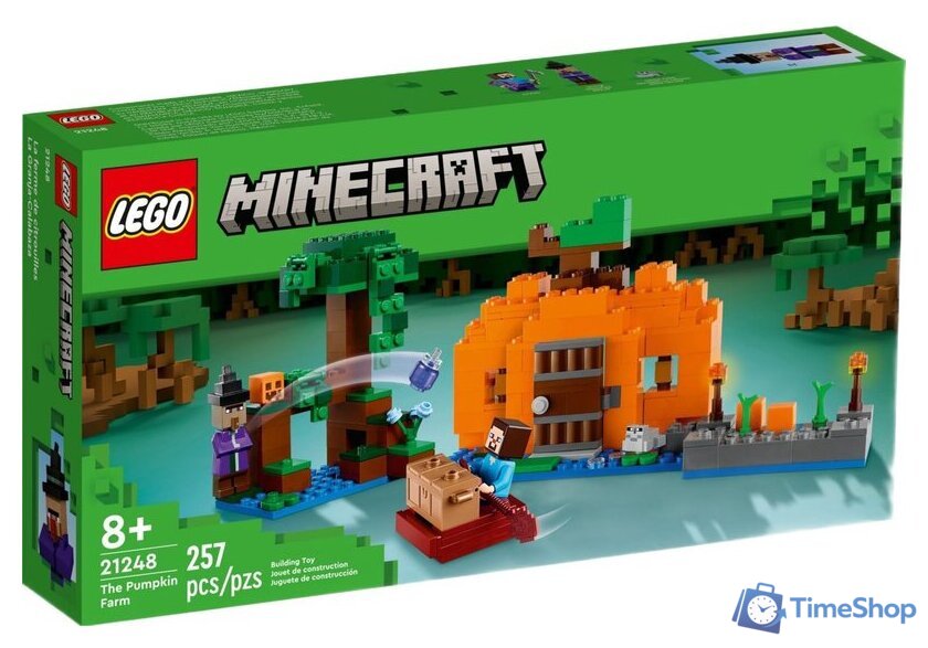 Конструктор LEGO Minecraft 21248 Тыквенная ферма - Изображение №1 — Интернет-магазин Time-Shop