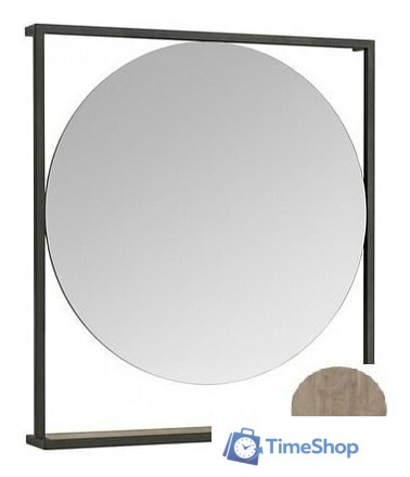  Акватон Зеркало Фабрик 80 1A242602LTDU0 (дуб эндгрейн) - Изображение №1 — Интернет-магазин Time-Shop