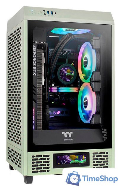 Корпус Thermaltake The Tower 200 Matcha Green CA-1X9-00SEWN-00 - Изображение №1 — Интернет-магазин Time-Shop