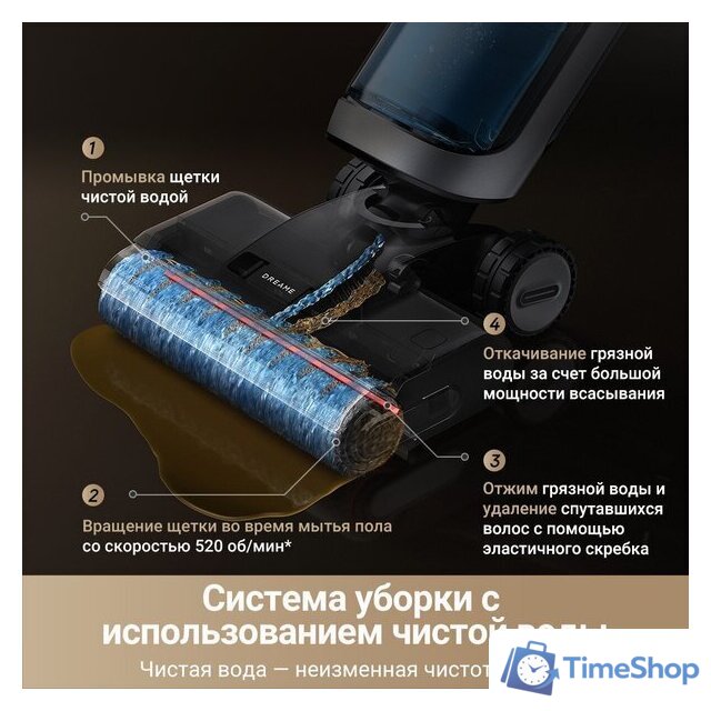 Пылесос Dreame H14 Dual Wet and Dry Vacuum (международная версия) - Изображение №13 — Интернет-магазин Time-Shop