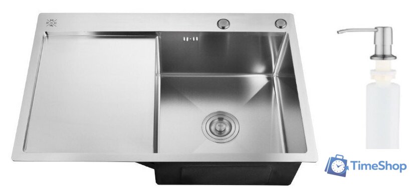 Кухонная мойка РМС MRK-7851R (с дозатором) - Изображение №1 — Интернет-магазин Time-Shop