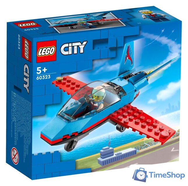 Конструктор LEGO City 60323 Трюковый самолет - Изображение №1 — Интернет-магазин Time-Shop