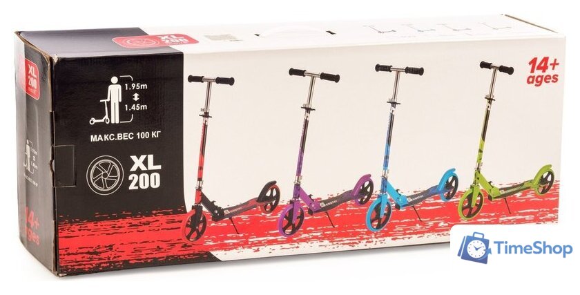 Двухколесный подростковый самокат Favorit PC2039GN - Изображение №3 — Интернет-магазин Time-Shop