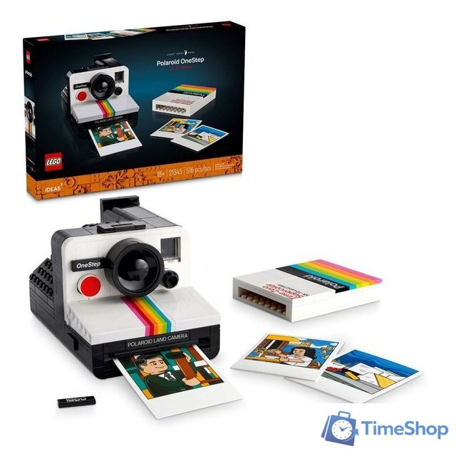 Конструктор LEGO Ideas 21345 Камера Polaroid OneStep SX-70 - Изображение №3 — Интернет-магазин Time-Shop