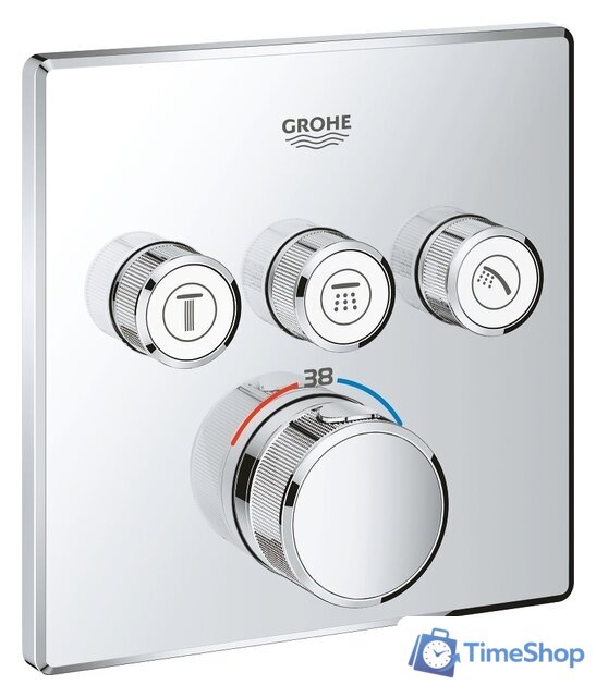 Смеситель без скрытого механизма Grohe Grohtherm SmartControl 29126000 - Изображение №1 — Интернет-магазин Time-Shop