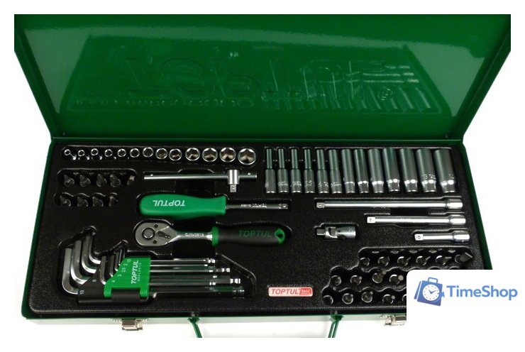 Универсальный набор инструментов Toptul GCAD7202 72 предмета - Изображение №3 — Интернет-магазин Time-Shop