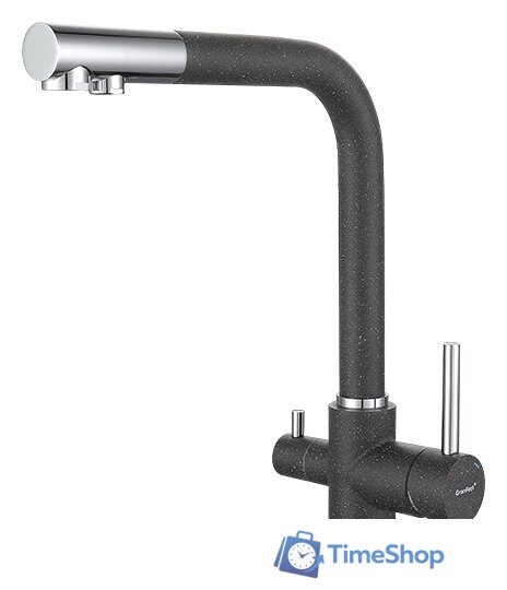 Смеситель GranFest Мрамор 3611 (графит) - Изображение №1 — Интернет-магазин Time-Shop