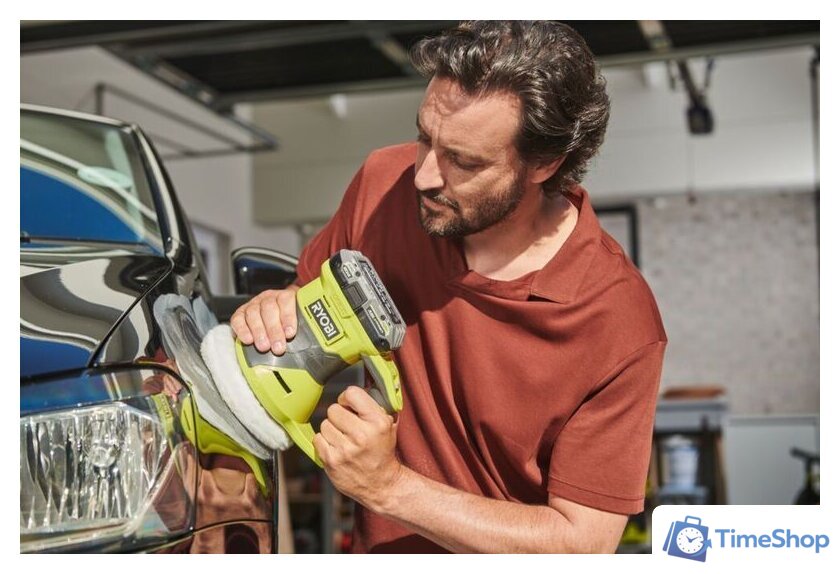 Полировальная машина Ryobi RBP18150-0 5133005617 (без АКБ) - Изображение №8 — Интернет-магазин Time-Shop