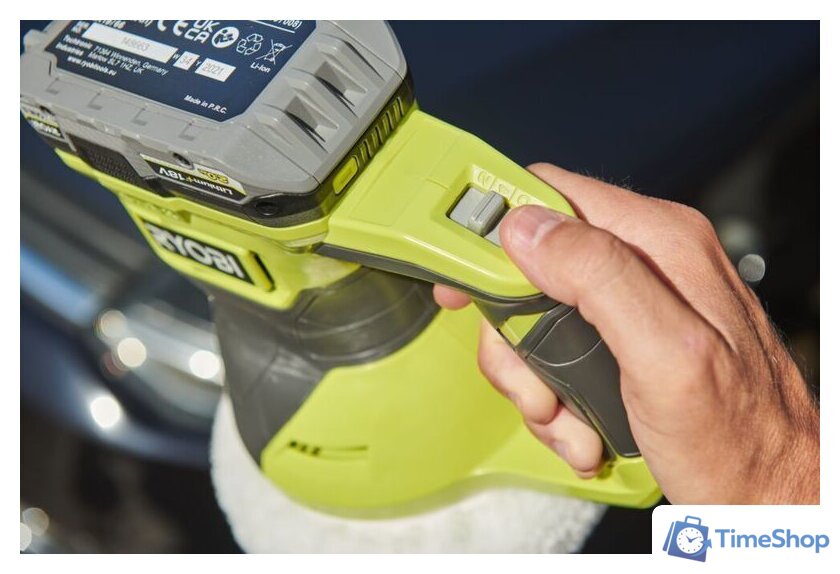 Полировальная машина Ryobi RBP18150-0 5133005617 (без АКБ) - Изображение №11 — Интернет-магазин Time-Shop