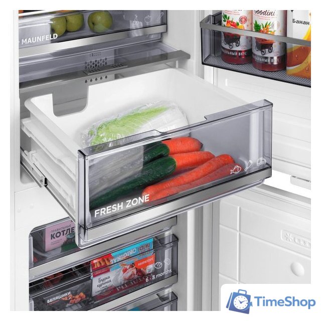 Холодильник MAUNFELD MBF17754NFWHGR Lux - Изображение №8 — Интернет-магазин Time-Shop
