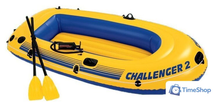 Гребная лодка Intex Challenger 2 Set (Intex-68367) - Изображение №2 — Интернет-магазин Time-Shop