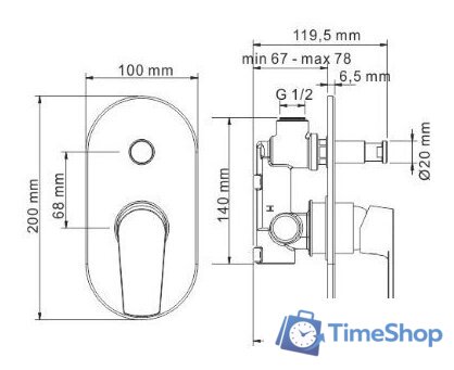 Смеситель Wasserkraft Dill 6161 - Изображение №2 — Интернет-магазин Time-Shop
