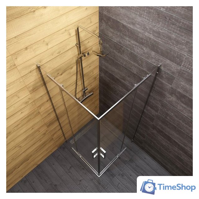 Душевой уголок Triton Каппа-Хром 90x90 (с поддоном) - Изображение №7 — Интернет-магазин Time-Shop