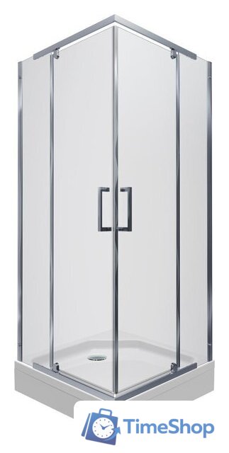 Душевой уголок Triton Каппа-Хром 90x90 (с поддоном) - Изображение №1 — Интернет-магазин Time-Shop