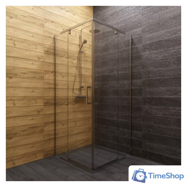 Душевой уголок Triton Каппа-Хром 90x90 (с поддоном) - Изображение №6 — Интернет-магазин Time-Shop