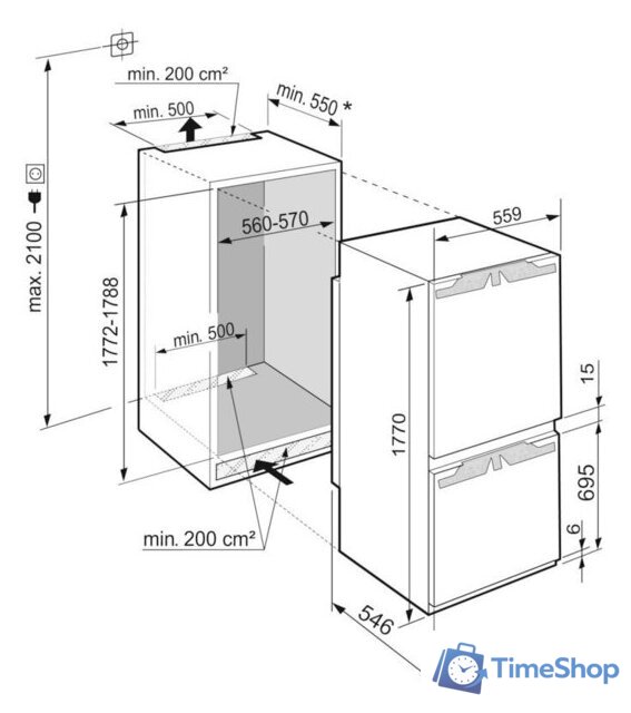 Холодильник Liebherr ICNf 5103 Pure NoFrost - Изображение №18 — Интернет-магазин Time-Shop