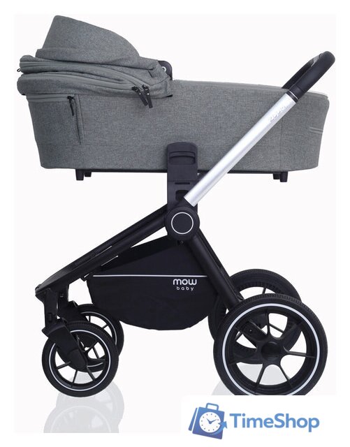 Универсальная коляска Rant MOWbaby Zoom PU (2 в 1, silver grey) - Изображение №8 — Интернет-магазин Time-Shop