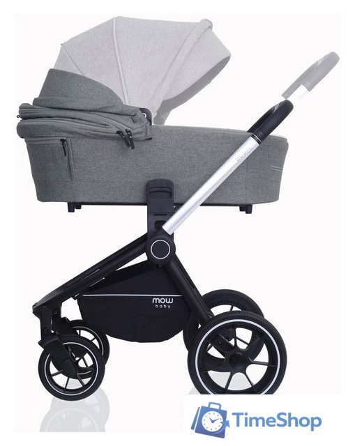 Универсальная коляска Rant MOWbaby Zoom PU (2 в 1, silver grey) - Изображение №9 — Интернет-магазин Time-Shop