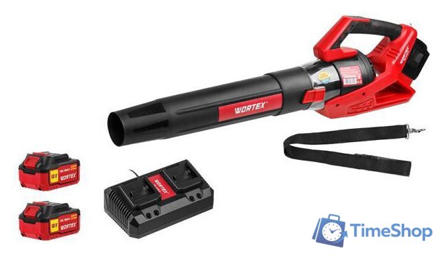Ручная воздуходувка Wortex BB 2536 D ALL1 1333405 (с 2-мя АКБ) - Изображение №1 — Интернет-магазин Time-Shop