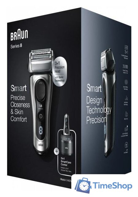 Электробритва Braun Series 8 8467cc Wet & Dry - Изображение №4 — Интернет-магазин Time-Shop