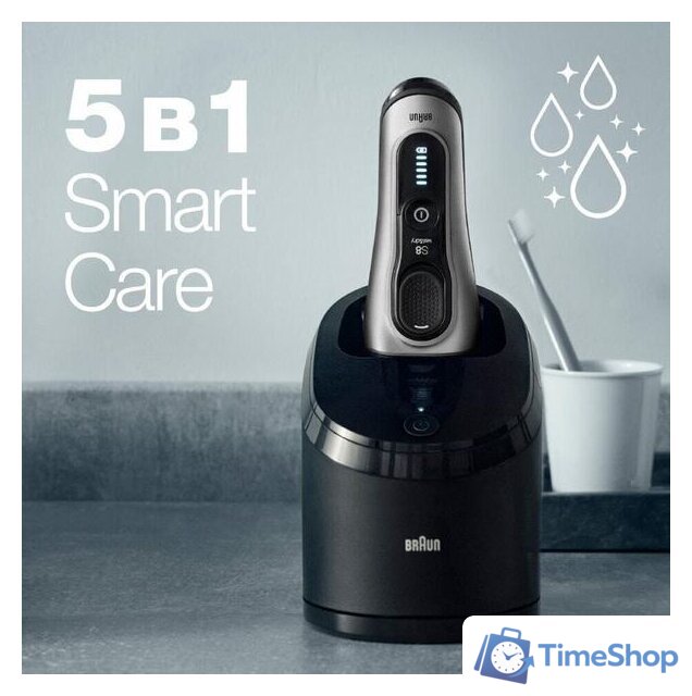 Электробритва Braun Series 8 8467cc Wet & Dry - Изображение №7 — Интернет-магазин Time-Shop