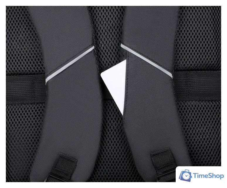 Городской рюкзак Miru Lifeguard 15.6 (черный) - Изображение №10 — Интернет-магазин Time-Shop