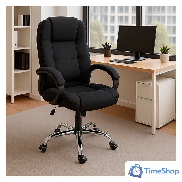 Офисное кресло AksHome Bill (ткань, черный) - Изображение №14 — Интернет-магазин Time-Shop