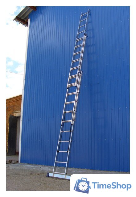 Лестница-стремянка Алюмет трехсекционная универсальная 5312 3x12 - Изображение №7 — Интернет-магазин Time-Shop