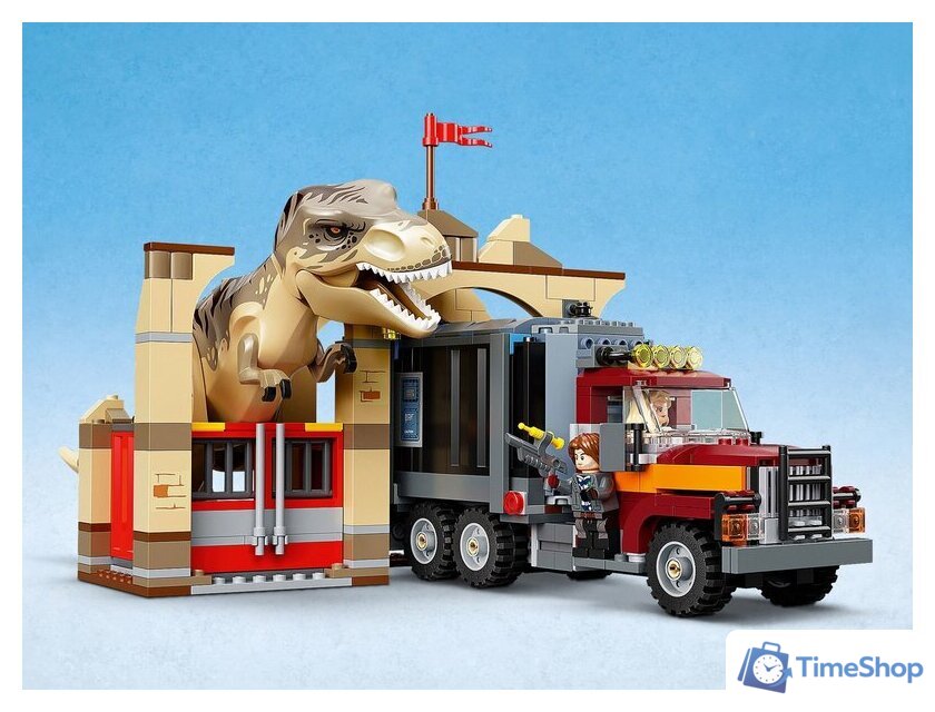 Конструктор LEGO Jurassic World 76948 Побег атроцираптора и тираннозавра - Изображение №4 — Интернет-магазин Time-Shop
