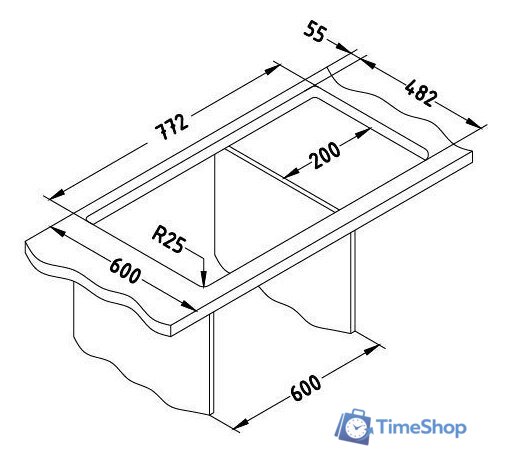 Кухонная мойка Alveus Line 70 - Изображение №4 — Интернет-магазин Time-Shop