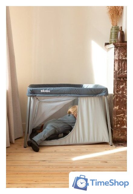 Манеж-кровать Beaba Lit Parapluie 3 в 1 Mineral Gris 946001 - Изображение №7 — Интернет-магазин Time-Shop