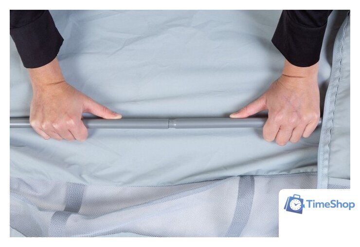 Манеж-кровать Beaba Lit Parapluie 3 в 1 Mineral Gris 946001 - Изображение №9 — Интернет-магазин Time-Shop