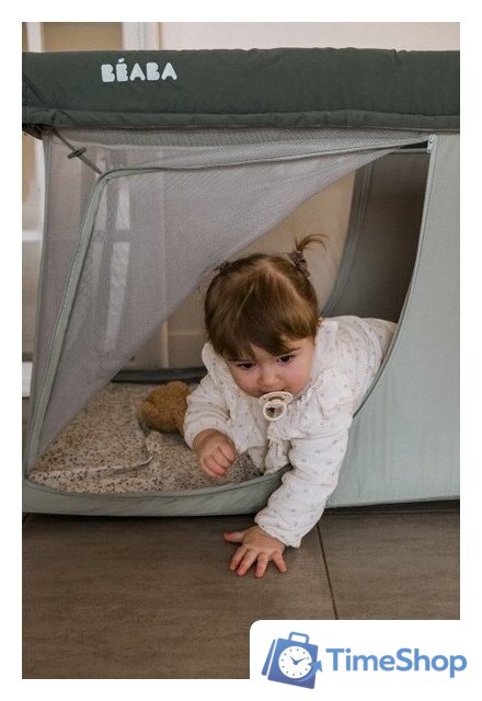 Манеж-кровать Beaba Lit Parapluie 3 в 1 Mineral Gris 946001 - Изображение №8 — Интернет-магазин Time-Shop