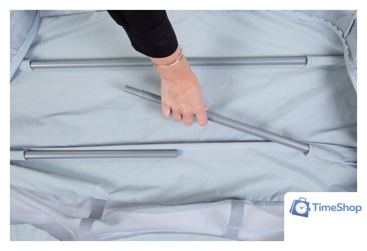 Манеж-кровать Beaba Lit Parapluie 3 в 1 Mineral Gris 946001 - Изображение №12 — Интернет-магазин Time-Shop