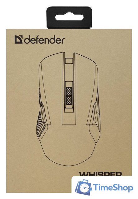 Игровая мышь Defender Whisper GM-209 (белый) - Изображение №8 — Интернет-магазин Time-Shop