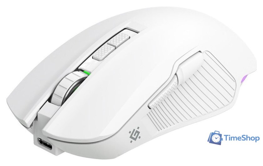 Игровая мышь Defender Whisper GM-209 (белый) - Изображение №3 — Интернет-магазин Time-Shop