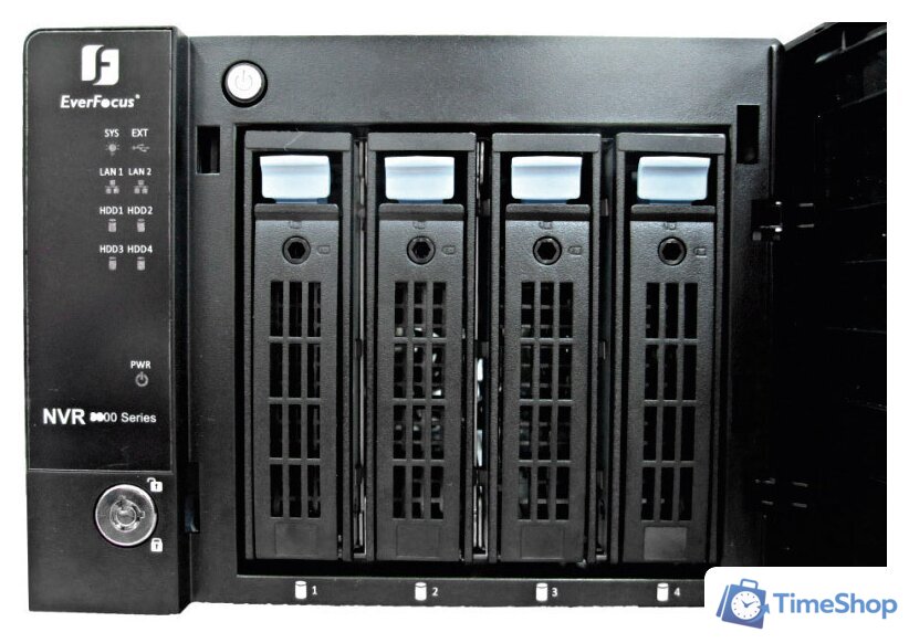 Сетевой видеорегистратор EverFocus NVR8004X - Изображение №4 — Интернет-магазин Time-Shop